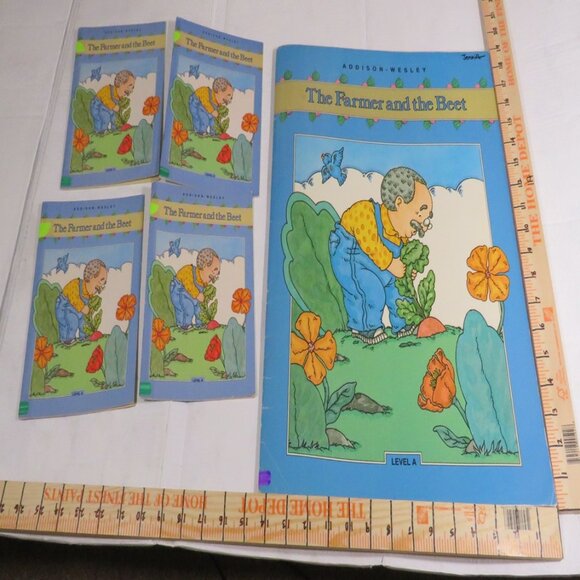 The Farmer & the Beet (almost 2 feet tall) with (1) student story book LAMINATED - Picture 2 of 7